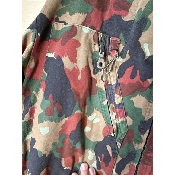 Vintage Camo Incredible Pattern Swiss Army Alpenflage Military Coveralls 1990 - Picture 5 of 13